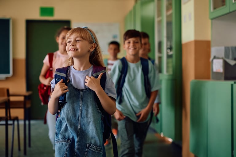 Schüler im Klassenzimmer